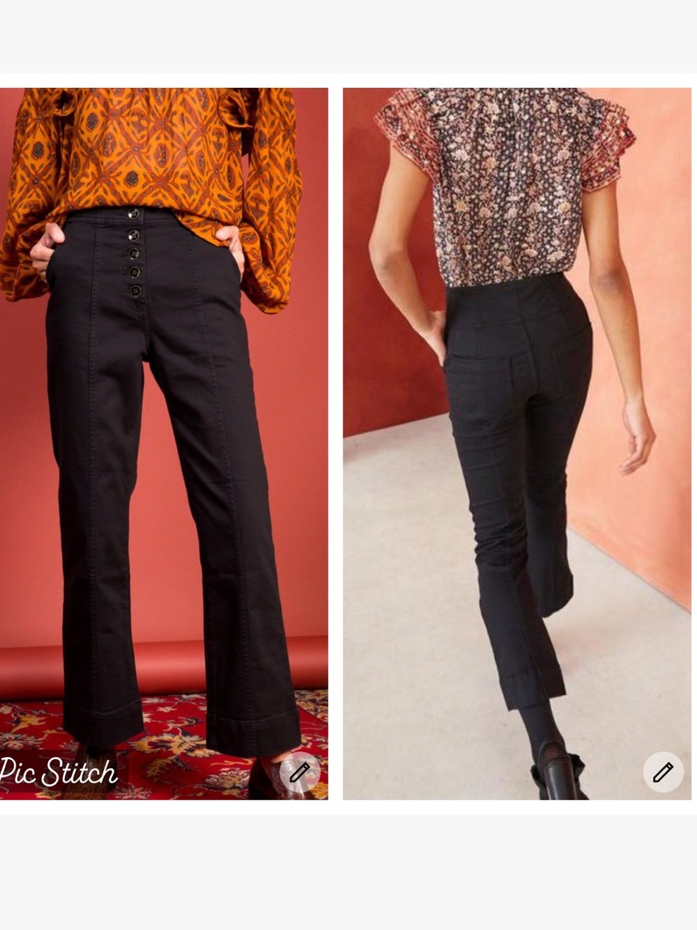 Ulla Johnson Ellis Jeans Noir